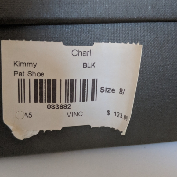 Vince Camuto Patent Leather Platform Sling Backs - Picture 3 of 5